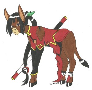 litchi faye ling donkey by cqmorrell-d3imlim