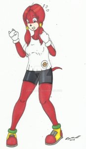 videl knuckles by cqmorrell-d8vvg9c