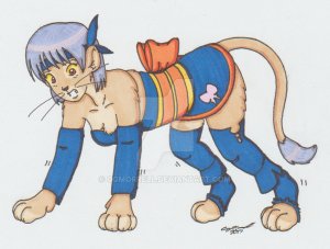 ayane lioness tf by cqmorrell