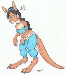 commission  jasmine kangaroo tf by cqmorrell