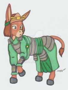 commission  suki donkey by cqmorrell