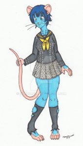 commission  the great mousegirl detective by cqmorrell