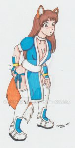 foxy ninja by cqmorrell