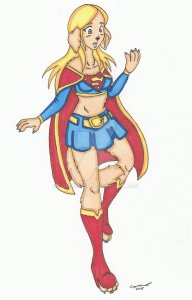 kara the superdog by cqmorrell