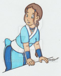 katara s tail growth by cqmorrell