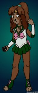 ladylike sailor jupiter  by cqmorrell