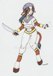 sinclair cowgirl by cqmorrell