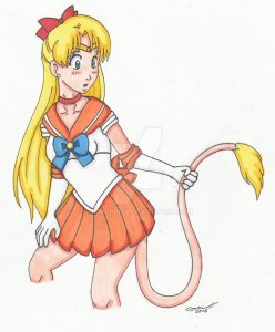 tailed  sailor venus by cqmorrell