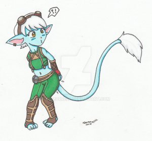 tailed  tristana by cqmorrell