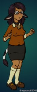 total drama bovine ellody  by cqmorrell