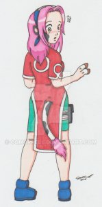 wheeldecide  sakura haruno by cqmorrell